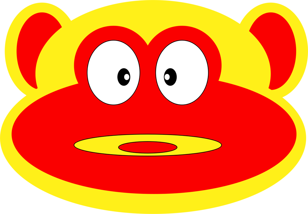 Curious George Line Art Monkey Chimpanzee Cartoon Free - Monkey Clipart (1080x750), Png Download