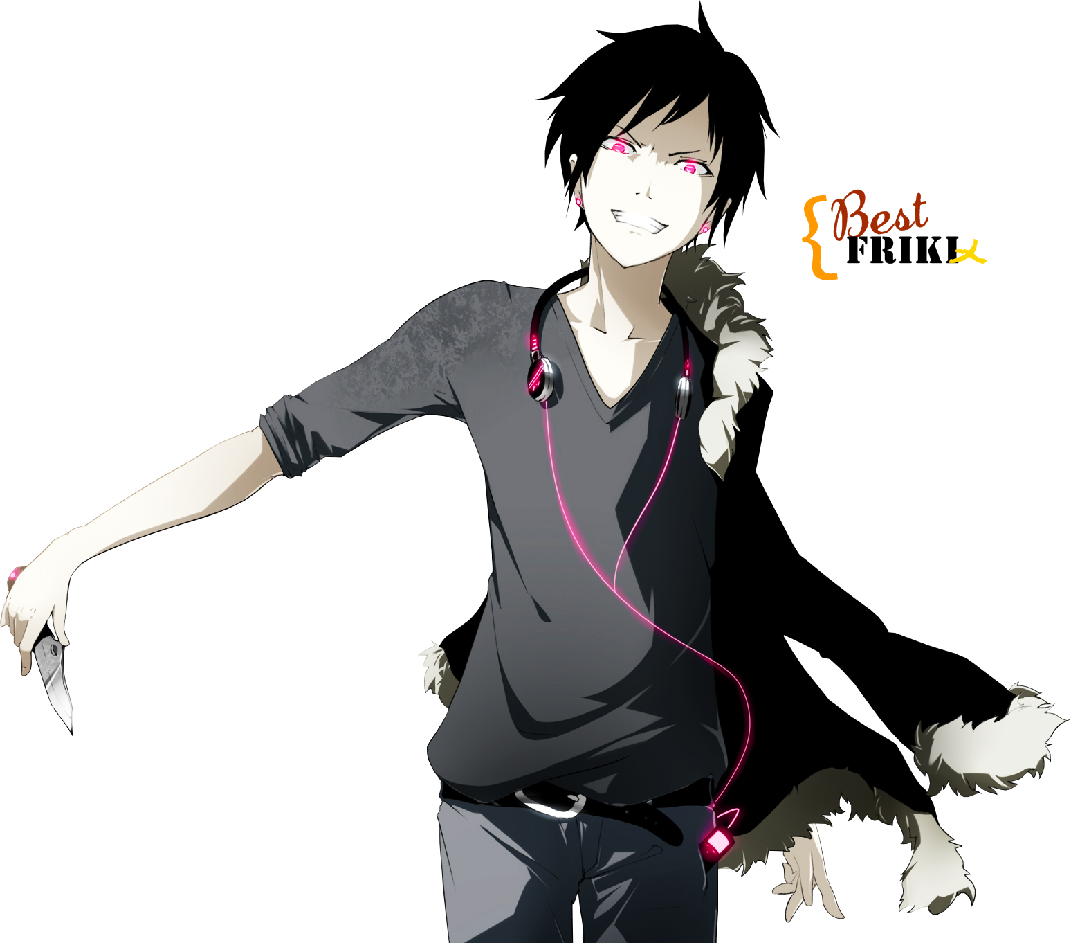 Go To Image - Izaya Orihara Fanart Clipart (1548x1362), Png Download