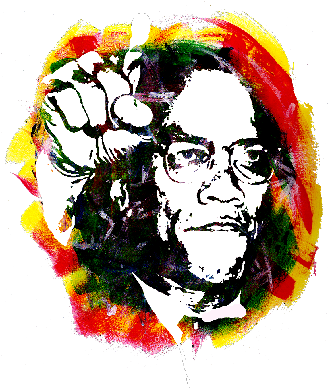Malcom X - Malcolm X Political Cartoon Clipart (1181x1492), Png Download