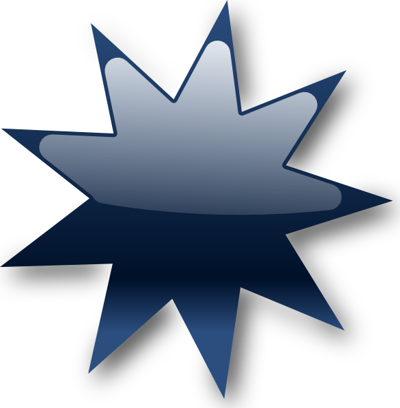 Small - Shiny Star Clipart (582x593), Png Download