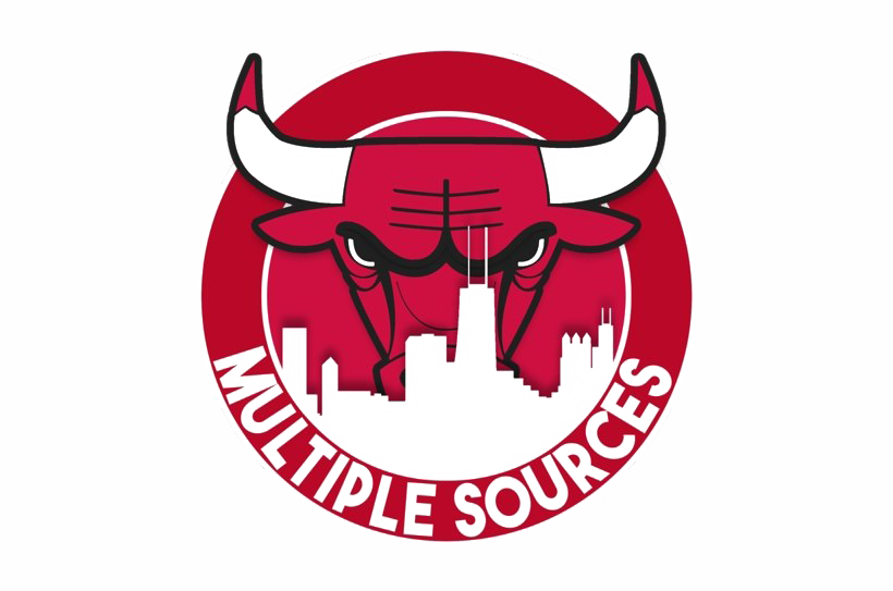 Chicago Bulls Png Transparent Image - Chicago Bulls Png Logo Clipart (820x543), Png Download