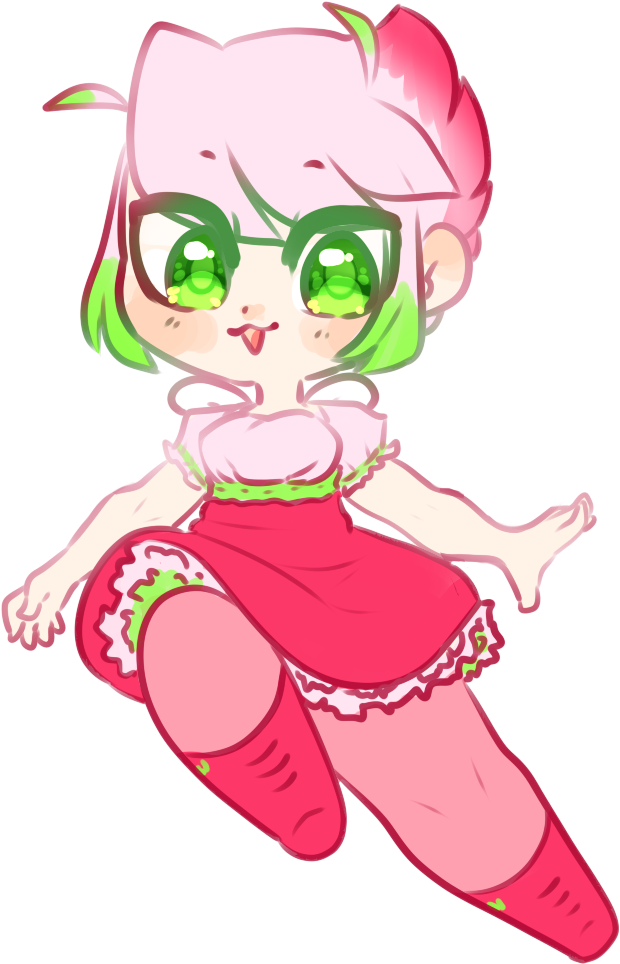 Daily Gijinka Tumblr Png Manaphy Gijinka - Cartoon Clipart (620x964), Png Download