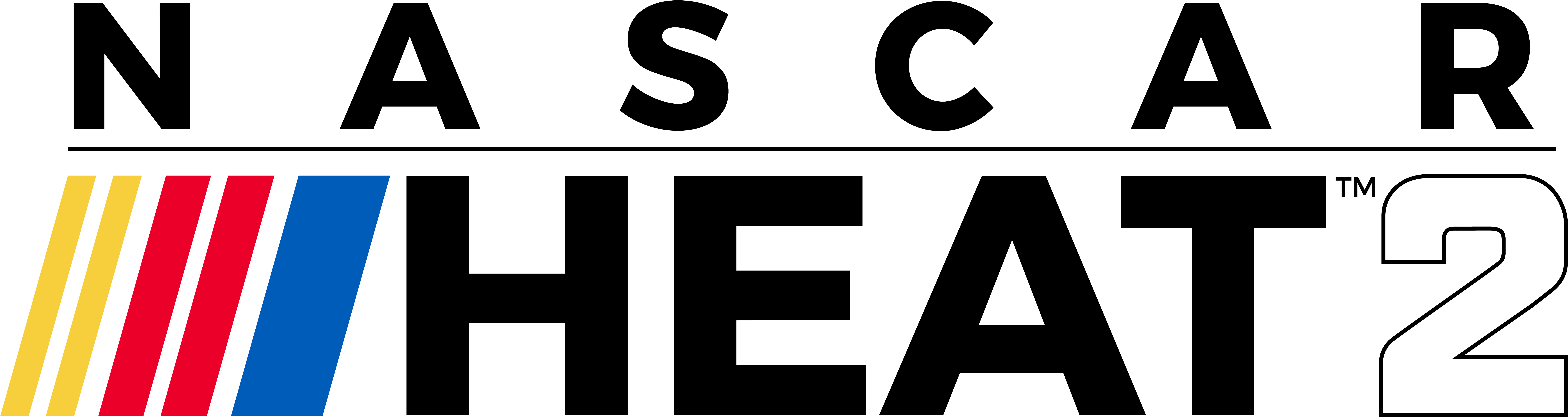 Nascar Heat 2 Logo Png Clipart (8729x2291), Png Download