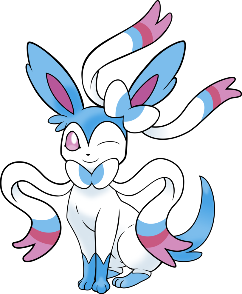 Sylveon Shiny Png - Pokemon Sylveon Shiny Clipart (812x985), Png Download