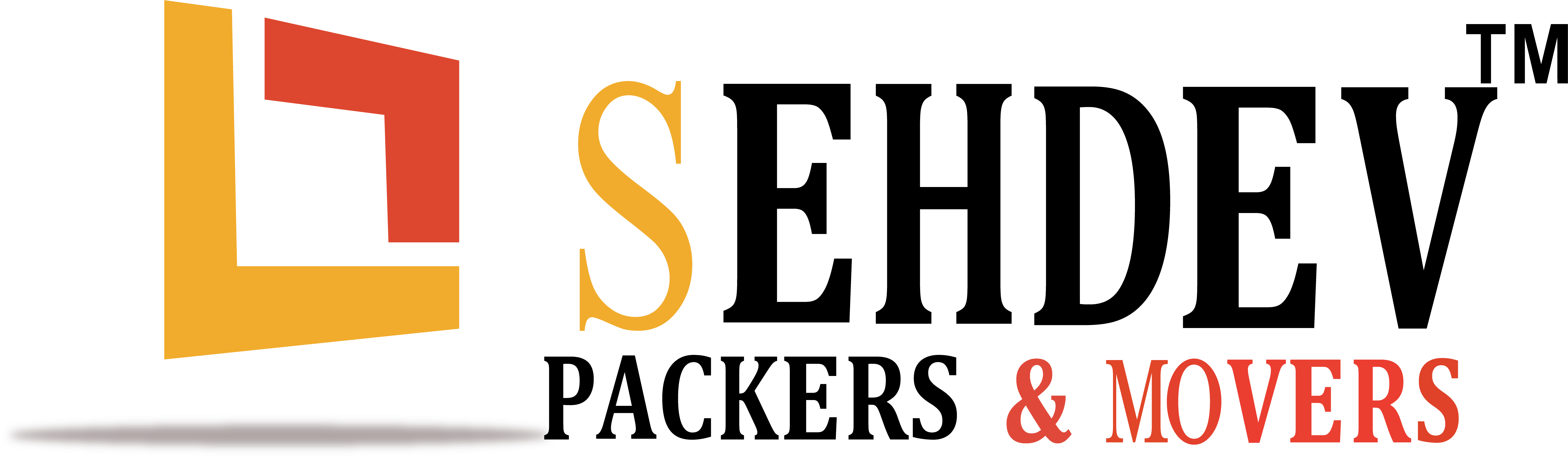 Movers And Packers In Gurgaon Movers And Packers Gurgaon - Orange Clipart (7420x2230), Png Download