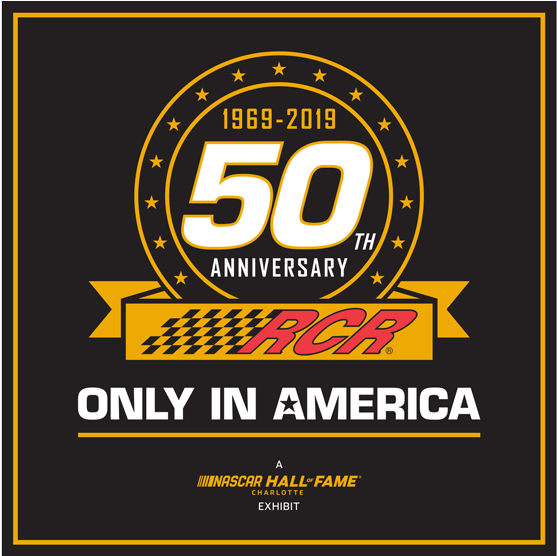 Nascar Hall Of Fame Partners With Rcr On 50th Anniversary - Rcr 50th Anniversary Clipart (1020x555), Png Download