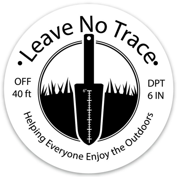 Leave No Trace Sticker - Icon Clipart (597x597), Png Download