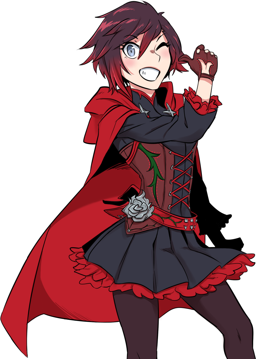 These Are A Series Of Redesigns For Team Rwby That - Team Rwby Clipart (1000x1275), Png Download