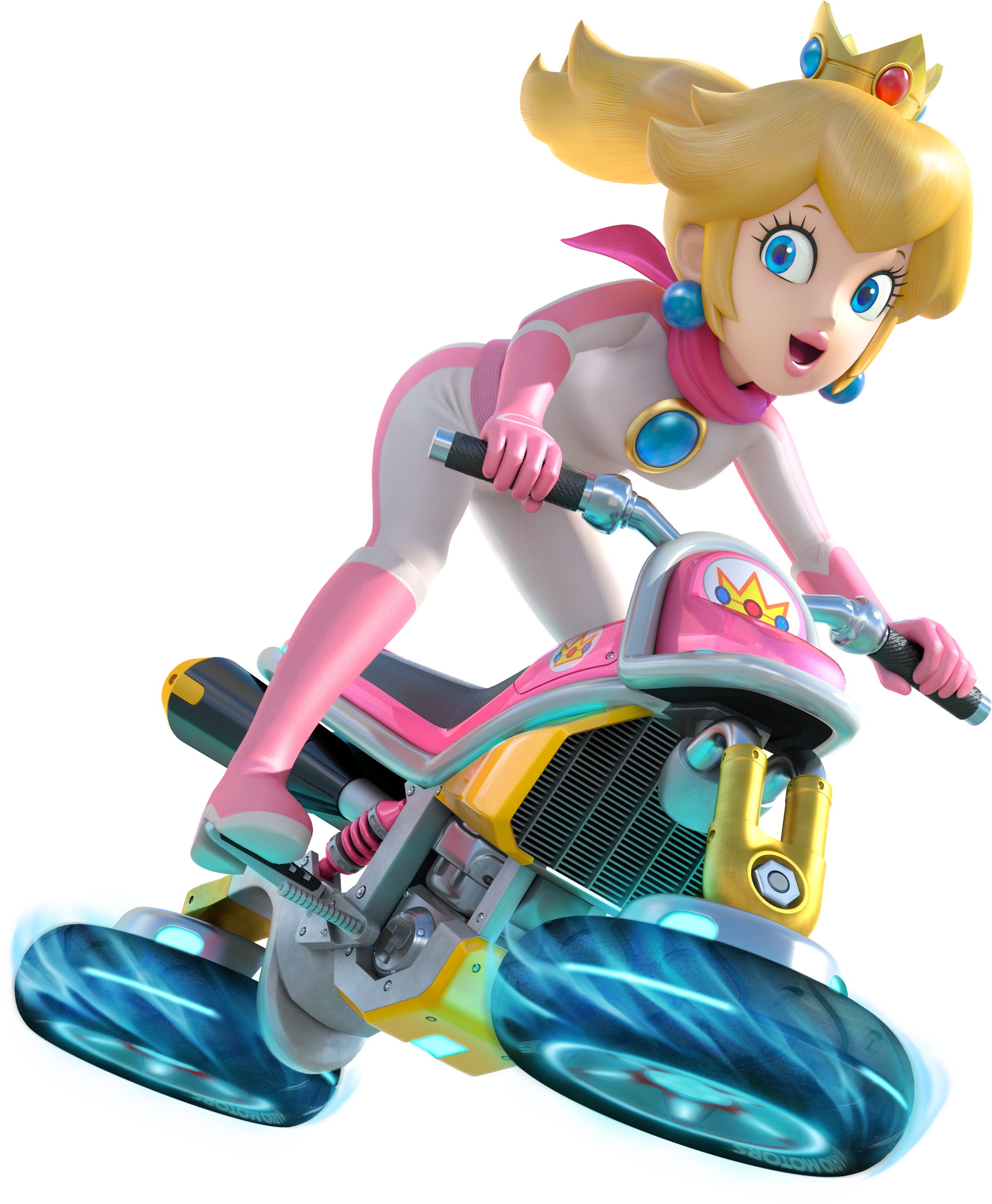 Http - //vignette4 - Wikia - Nocookie - Net/mariokart/images/ - Princess Peach Mario Kart Clipart (2105x2556), Png Download