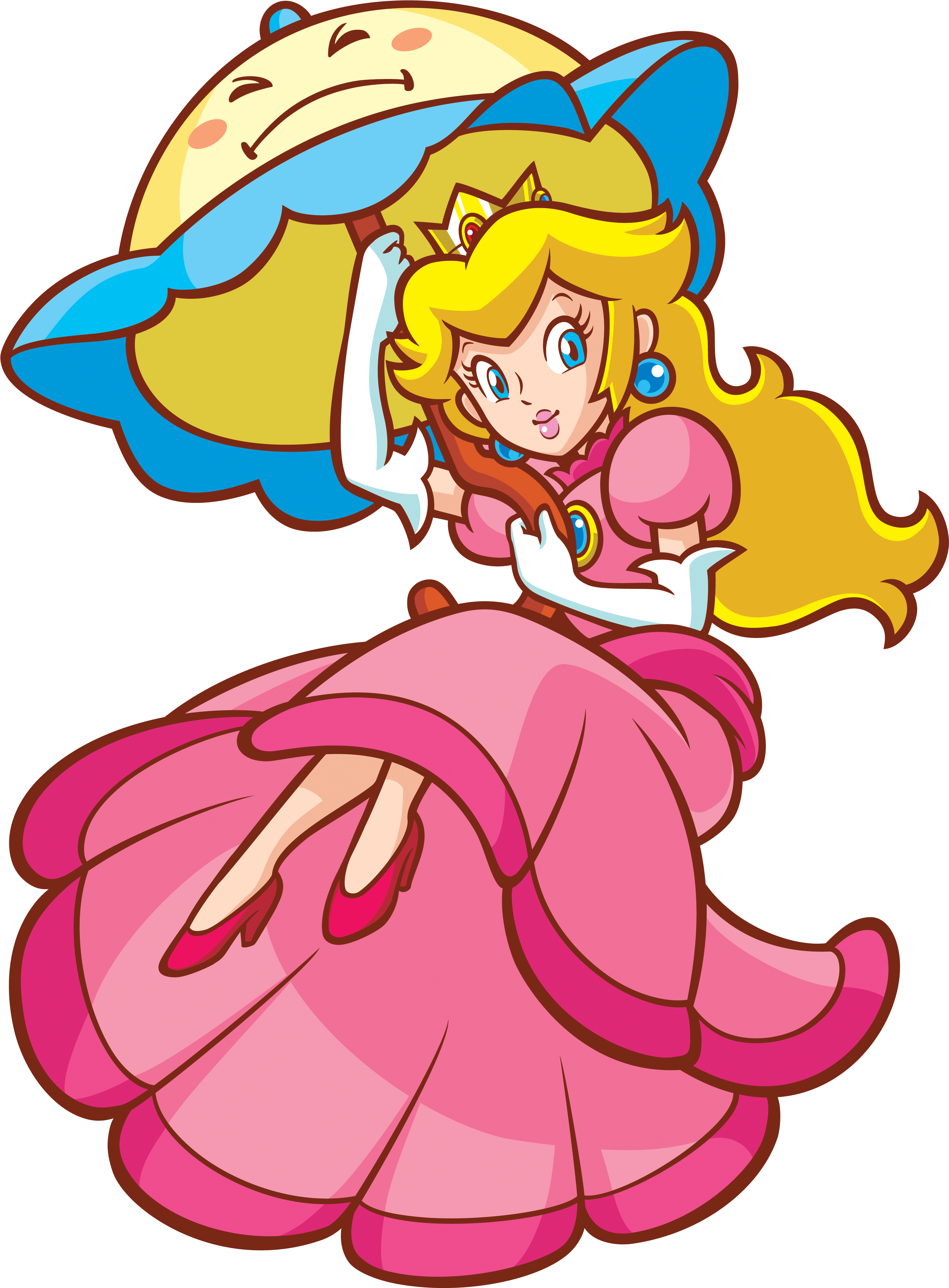 Download Png - Super Princess Peach Clipart (4134x5236), Png Download
