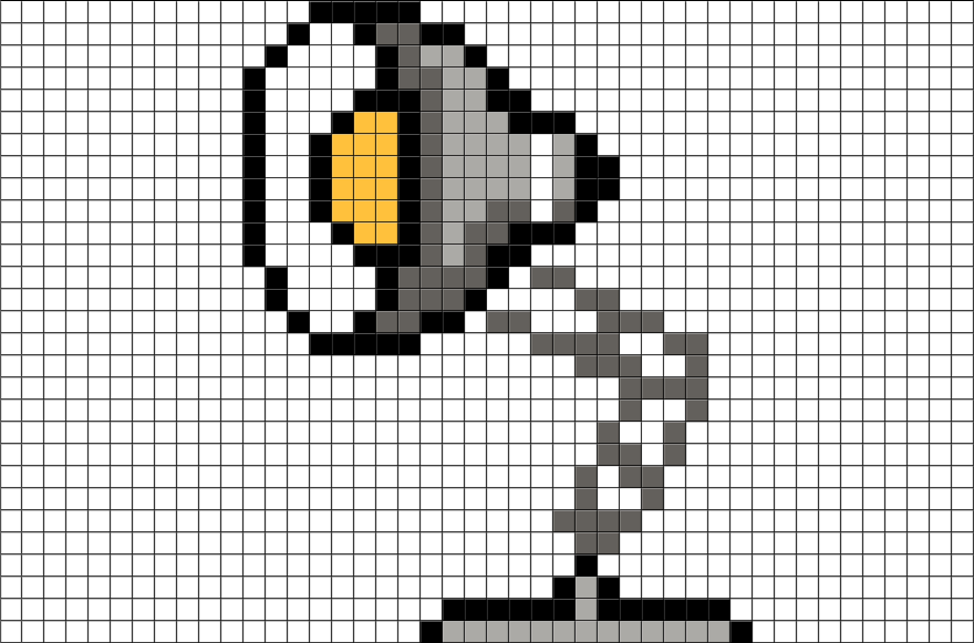 Pixar Lamp Pixel Art Clipart (880x581), Png Download