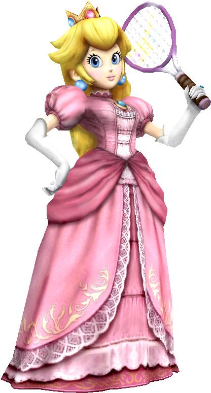 Princess Peach Brawl Clipart (429x793), Png Download