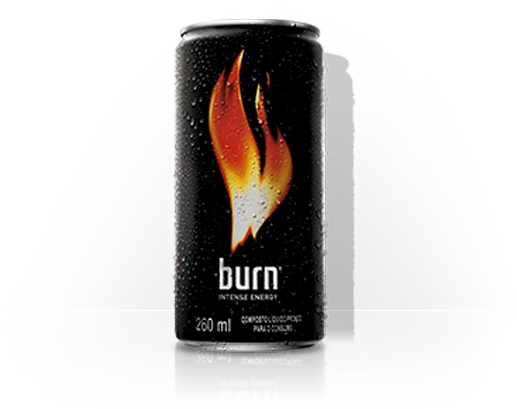 Burn 260ml - Energetico Burn 260ml Png Clipart (568x800), Png Download