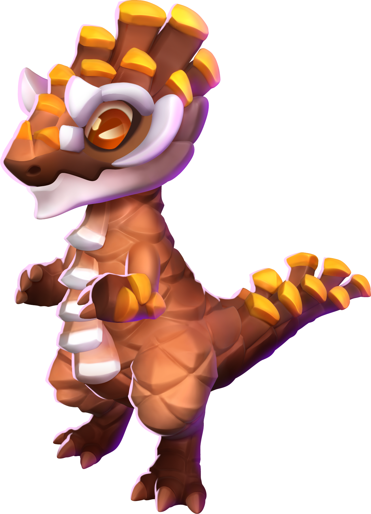 Pine Cone Dragon - Cartoon Clipart (1287x1780), Png Download