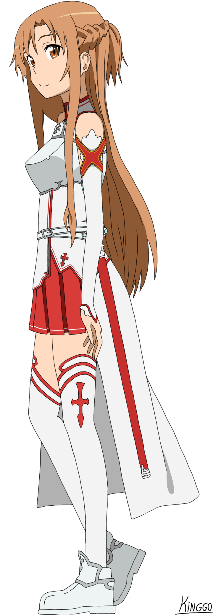 Asuna Png - Sword Art Online Asuna Png Clipart (599x1334), Png Download