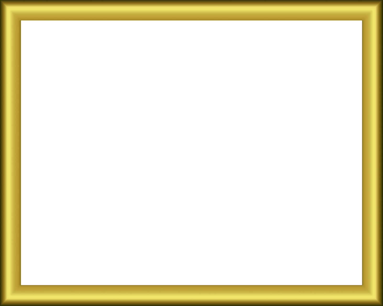 Frame Gold Png Designs Clipart (1600x1280), Png Download