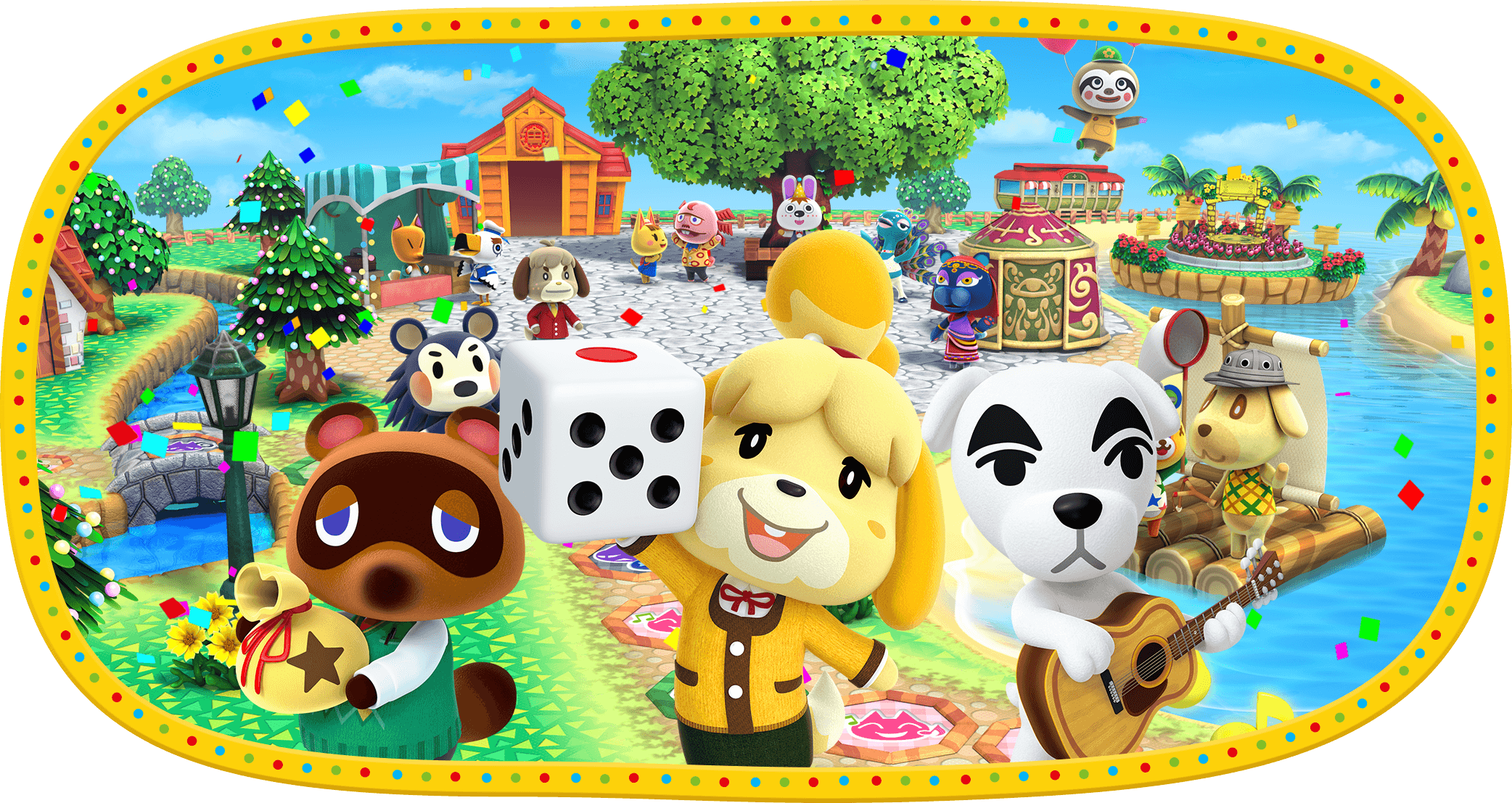 About The Game - Animal Crossing Amiibo ™ Festival Clipart (2084x1107), Png Download