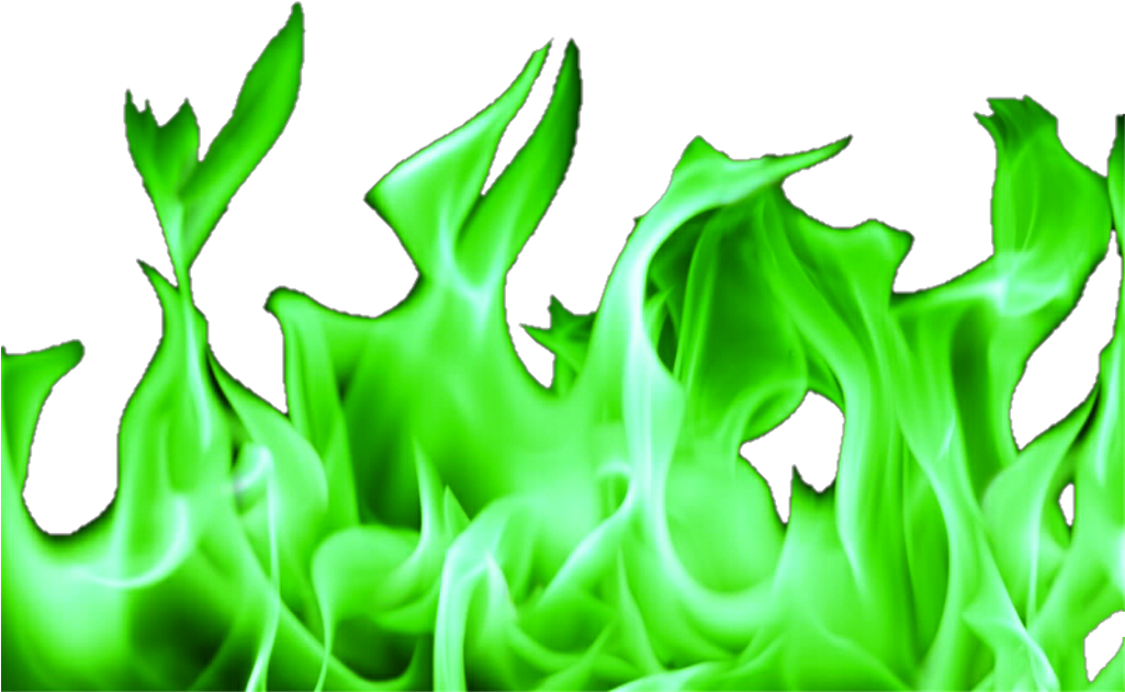 799 X 613 19 - Transparent Green Flame Png Clipart (799x613), Png Download