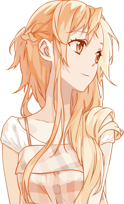 Free Png Download Sword Art Online Cute Asuna Png Images Clipart (480x789), Png Download
