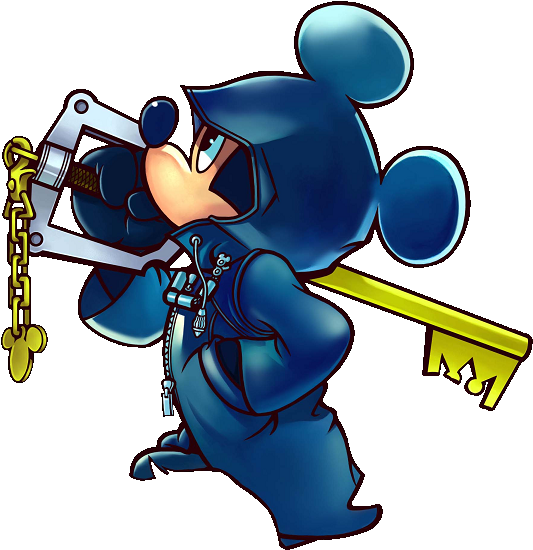 Kingdom Hearts Clipart Keyblade - Mickey From Kingdom Hearts - Png Download (549x572), Png Download