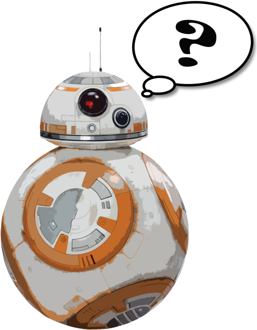 Bb8 Cartoon Effect - Star Wars Bb8 Hi Res Clipart (513x660), Png Download