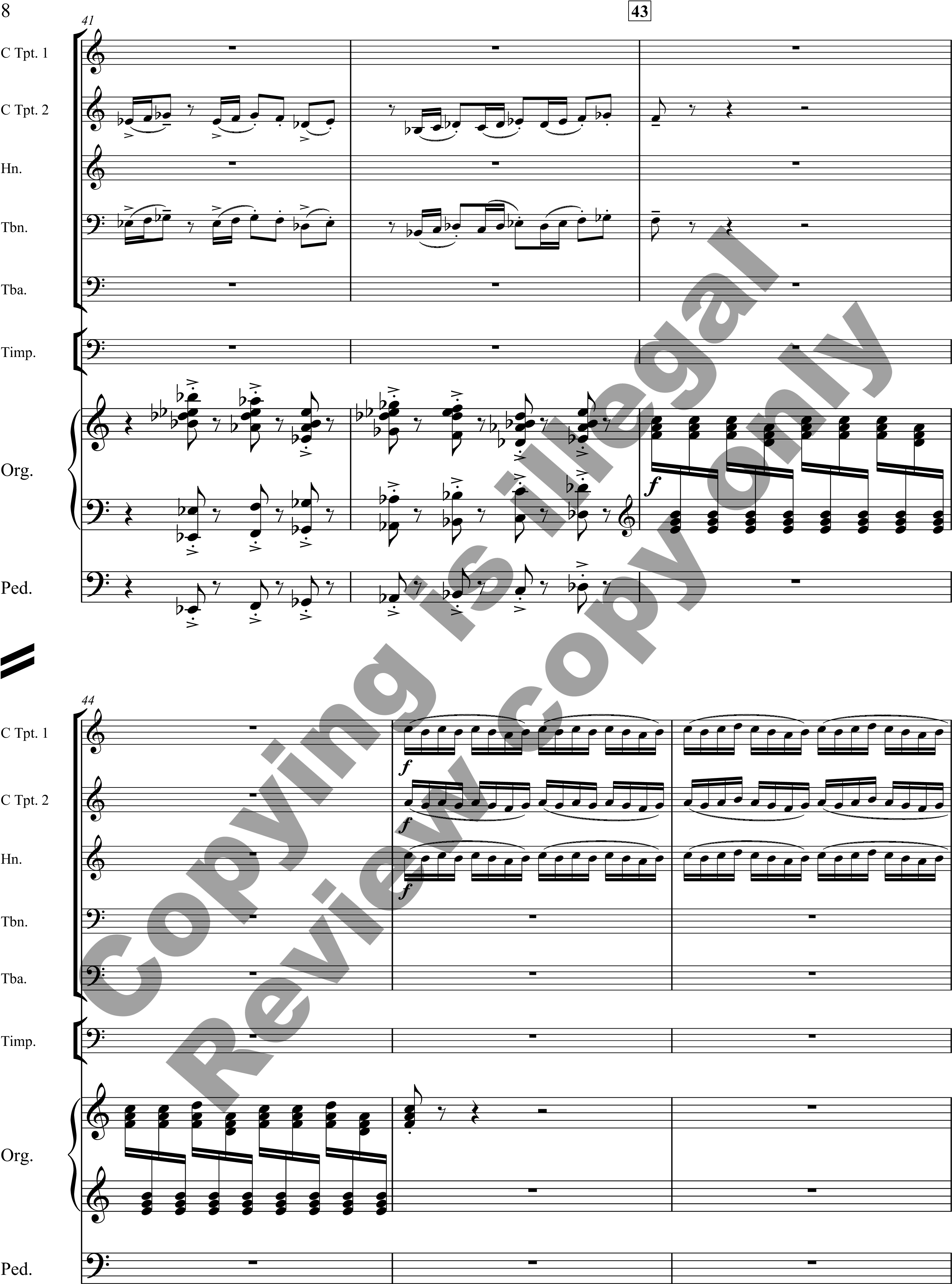 Flourishes Thumbnail - Sheet Music Clipart (3245x4325), Png Download