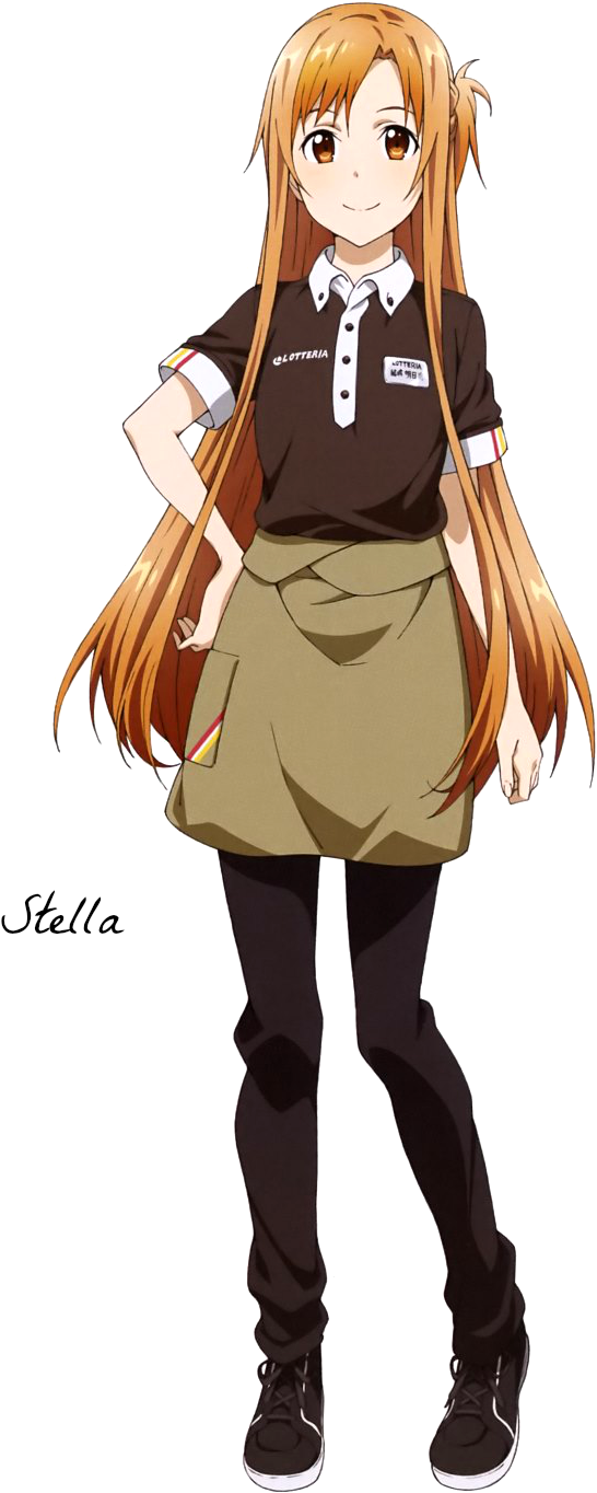 Asuna Yuuki Render , Png Download Clipart (546x1364), Png Download