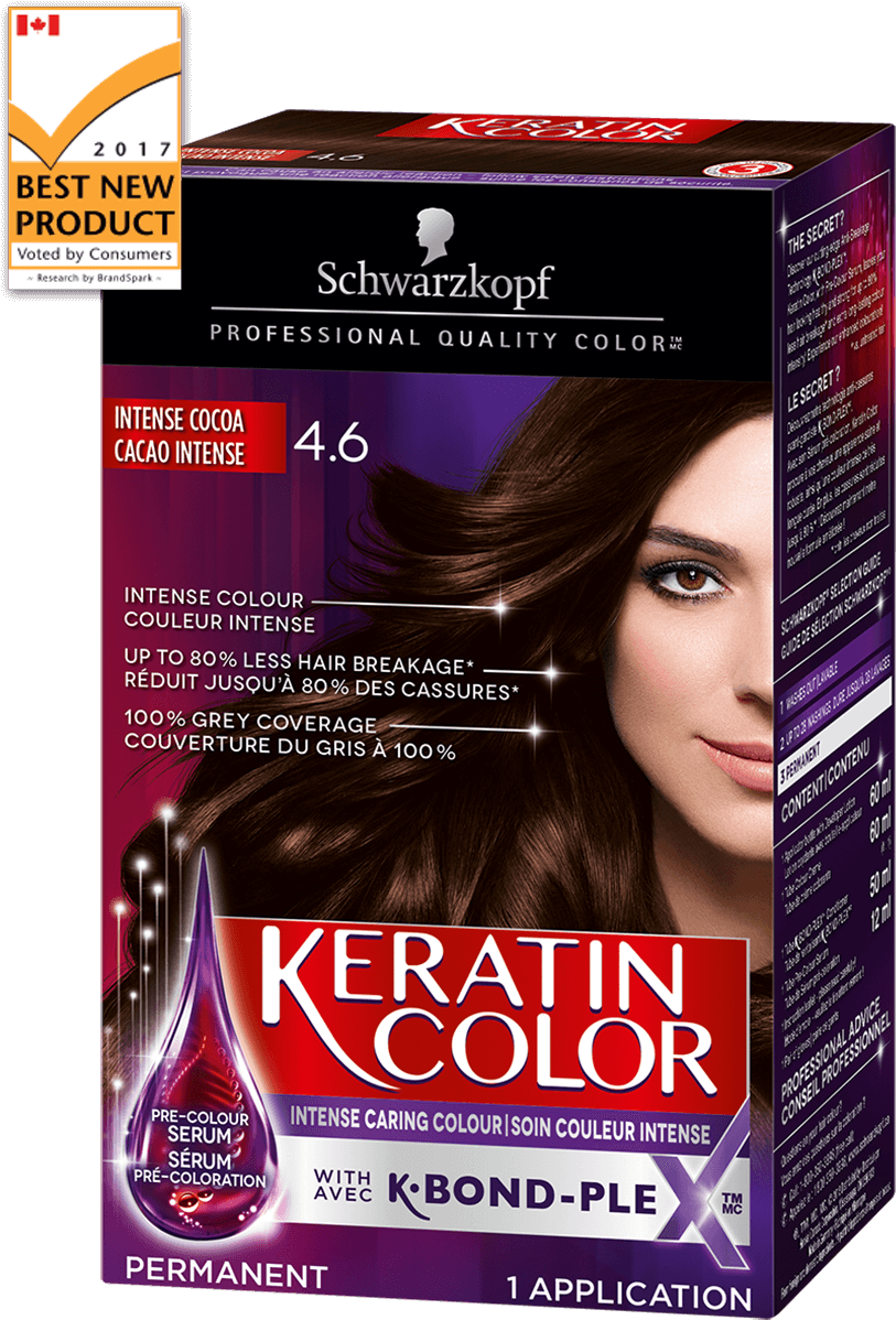 Keratin Color En 4 6 Bnp - Intense Cocoa Hair Dye Clipart (970x1400), Png Download