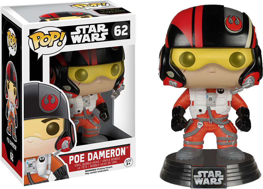 Poe - Funko Pop Star Wars Poe Dameron Clipart (922x662), Png Download