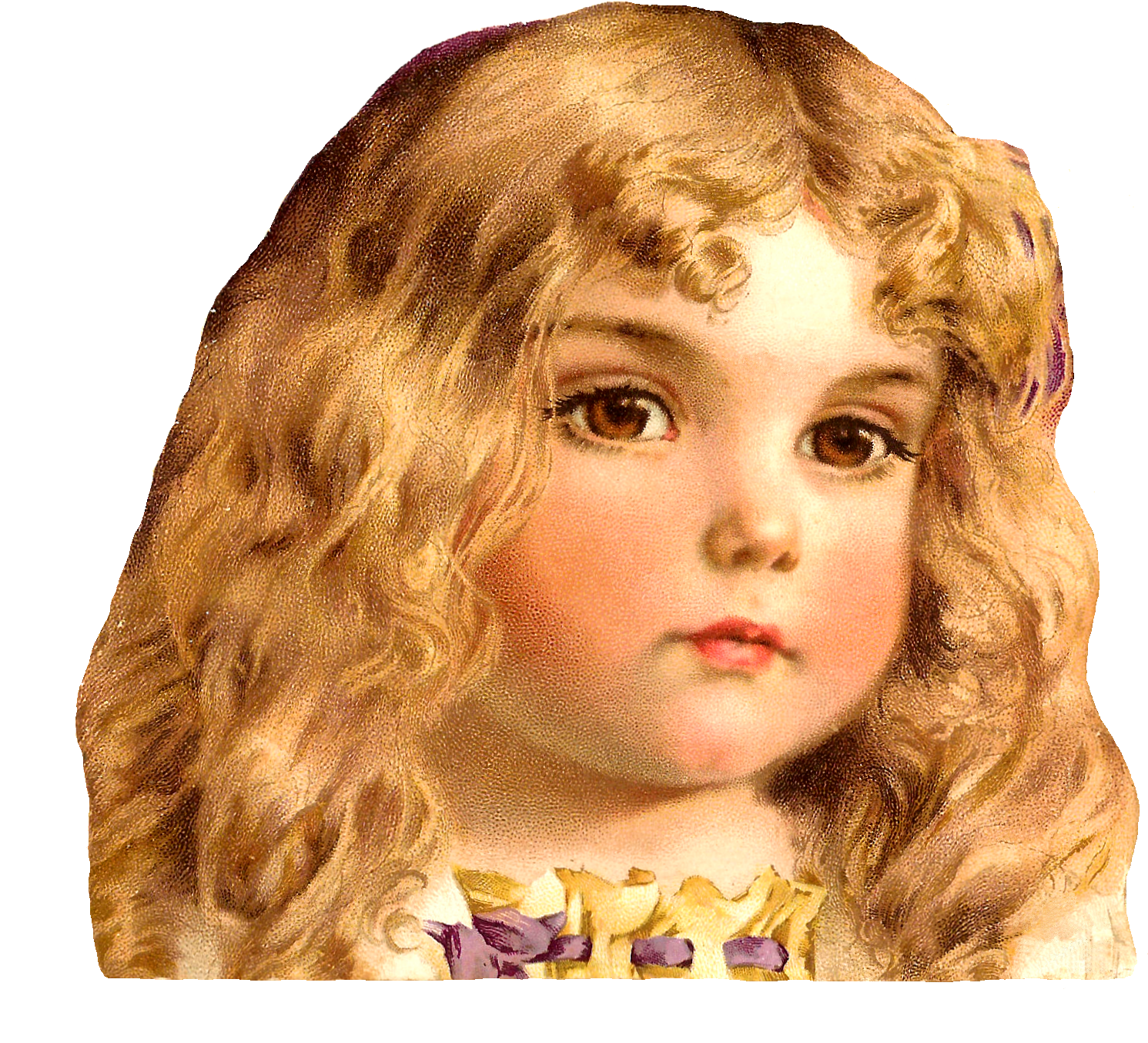 Baby Graphic Black And White Download Techflourish - Curly Blonde Girl Clipart - Png Download (1571x1434), Png Download