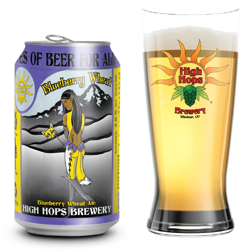 Blueberry Wheat - Cold One Beer Clipart (910x910), Png Download