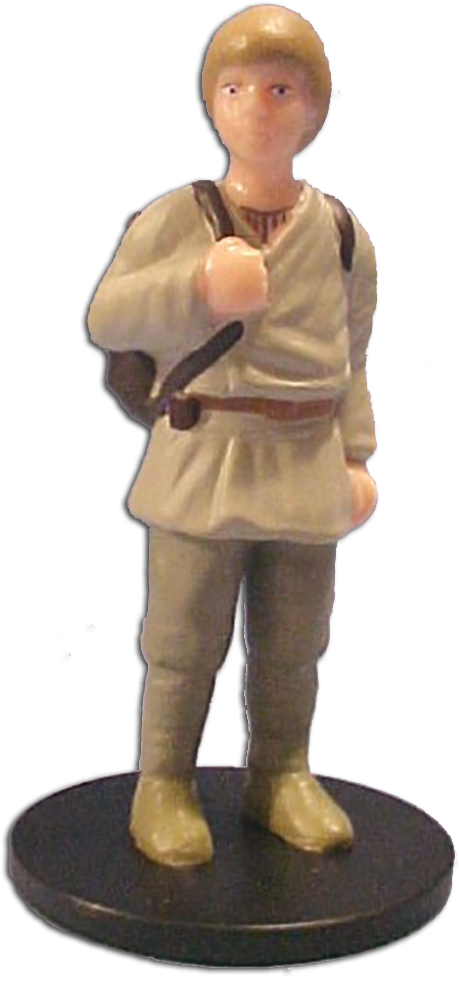 Star Wars Figurine Anakin Skywalker - Figurine Clipart (500x1004), Png Download