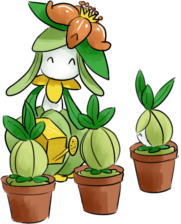 Plant Waifu Clipart (621x762), Png Download