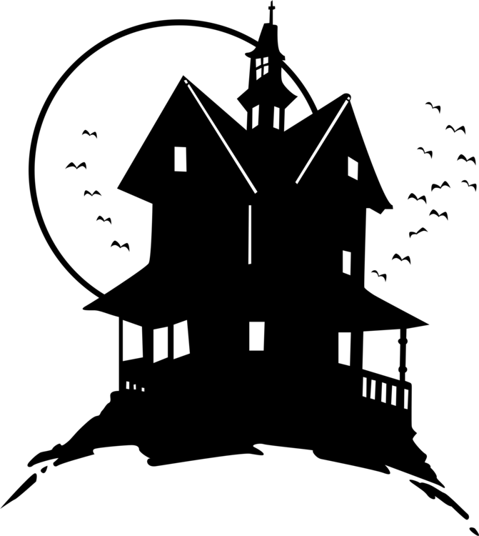 Haunted House Ghost Halloween Computer Icons - Haunted House Clip Art - Png Download (671x750), Png Download