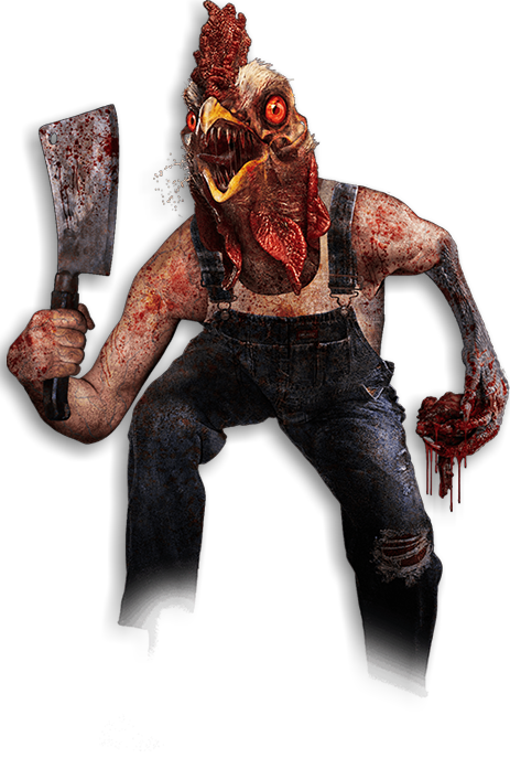 Haunted Chicken House Clipart (463x687), Png Download