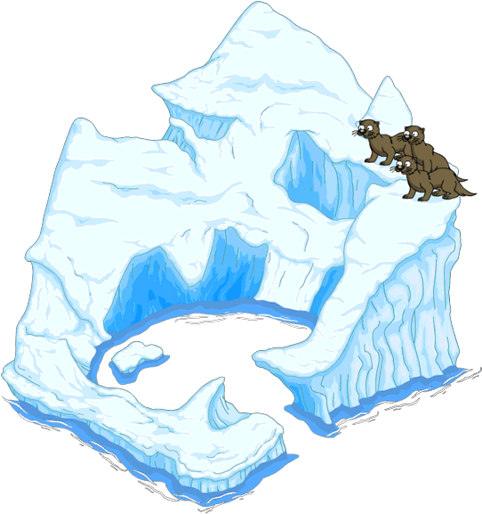 Large Iceberg - Iceberg Clipart (550x594), Png Download