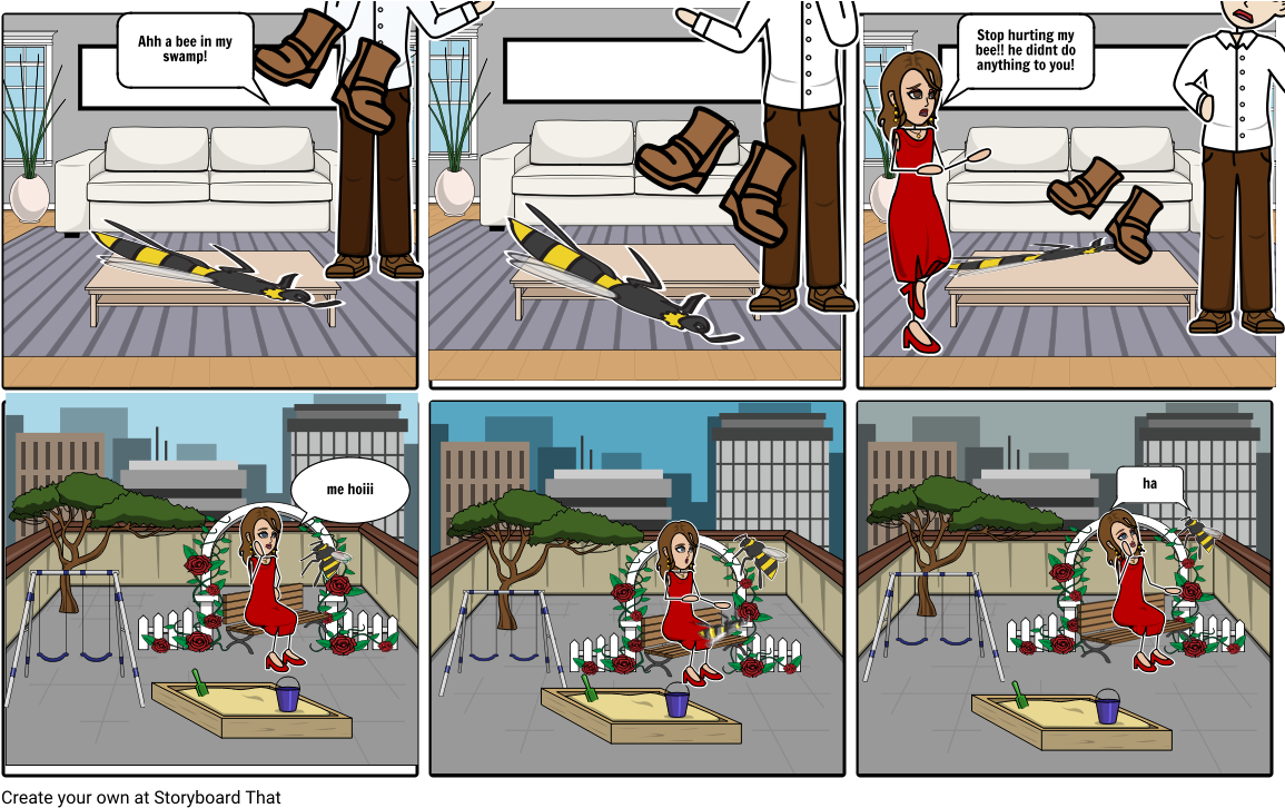 Story Board Bee Movie - Cartoon Clipart (1164x733), Png Download