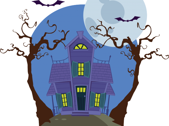 Haunted House Clipart Halloweenhaunted - Goosebumps 2: Haunted Halloween - Png Download (640x480), Png Download
