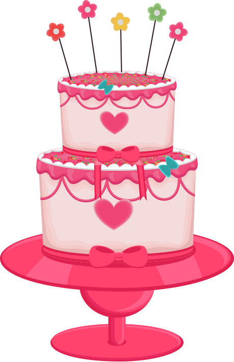 Dearest Mark, - Pink Birthday Cake Png Clipart (460x710), Png Download