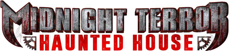 Midnight Terror Haunted House Is The Best Haunted House - Midnight Terror Haunted House Logo Clipart (1024x347), Png Download