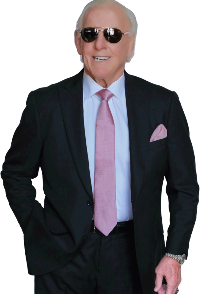 Ric Flair In A Suit Clipart (720x950), Png Download