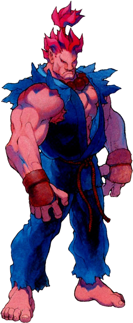 Street Fighter Alpha Akuma By Hes6789 - Akuma Street Fighter Alpha Clipart (730x1095), Png Download