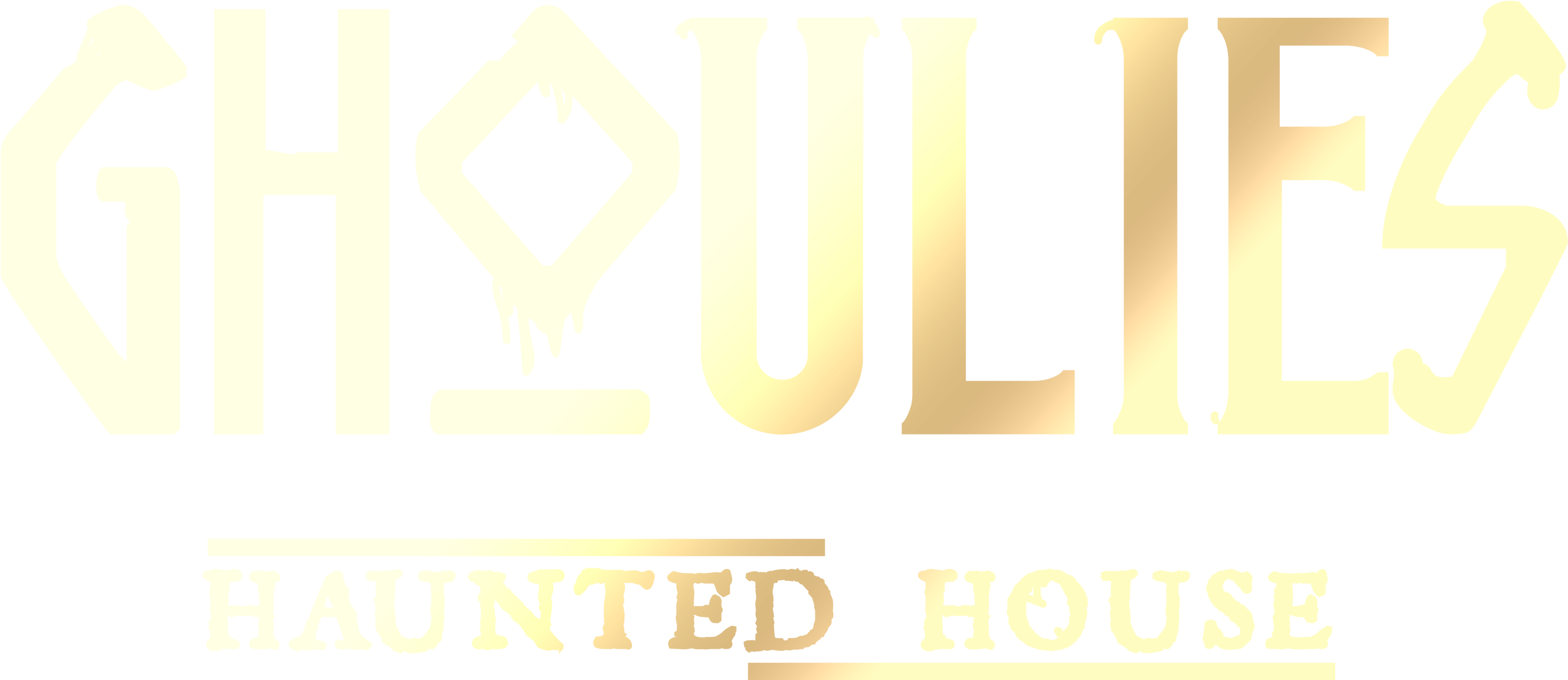 Ghoulies Haunted House - Parallel Clipart (4345x1883), Png Download