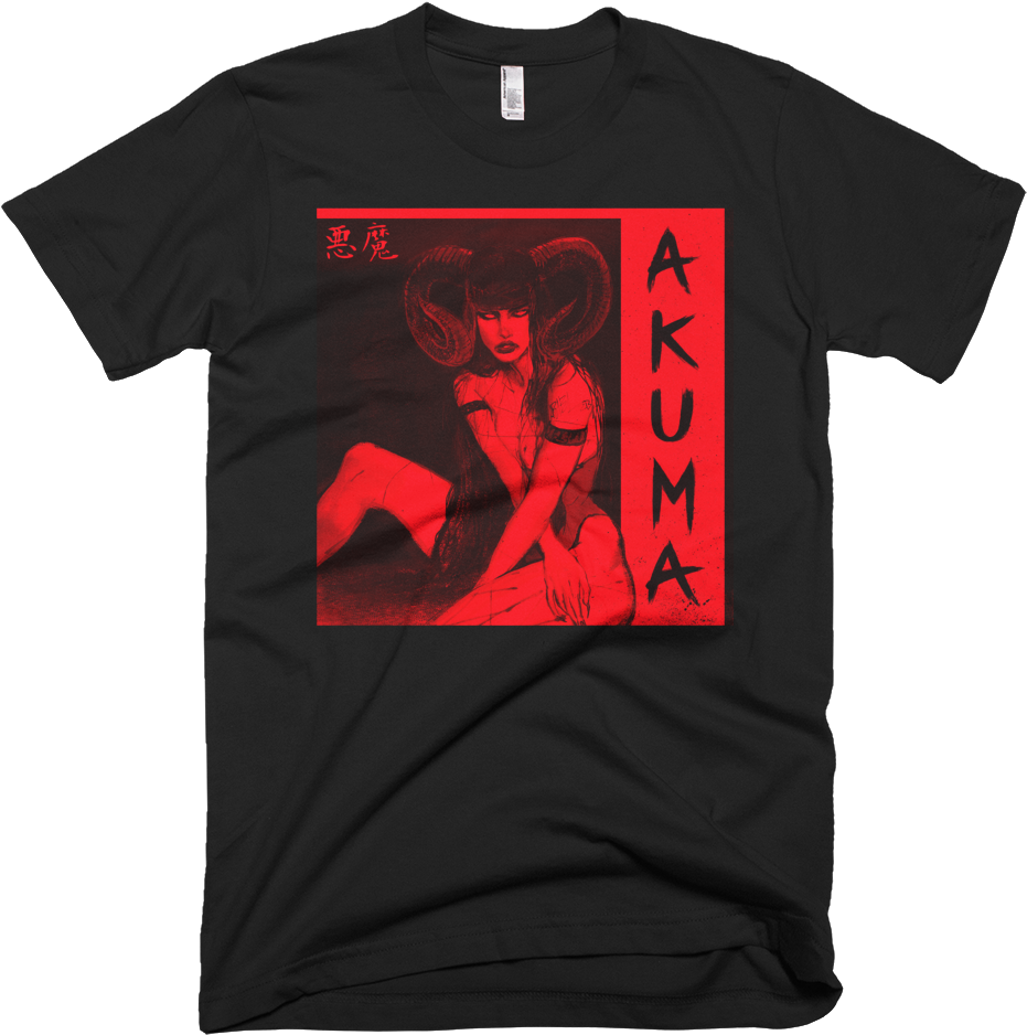 Akuma "blood Red" Limited Edition Graphic Tee Akade - Mouse Rat Tour Shirt Clipart (1000x1000), Png Download