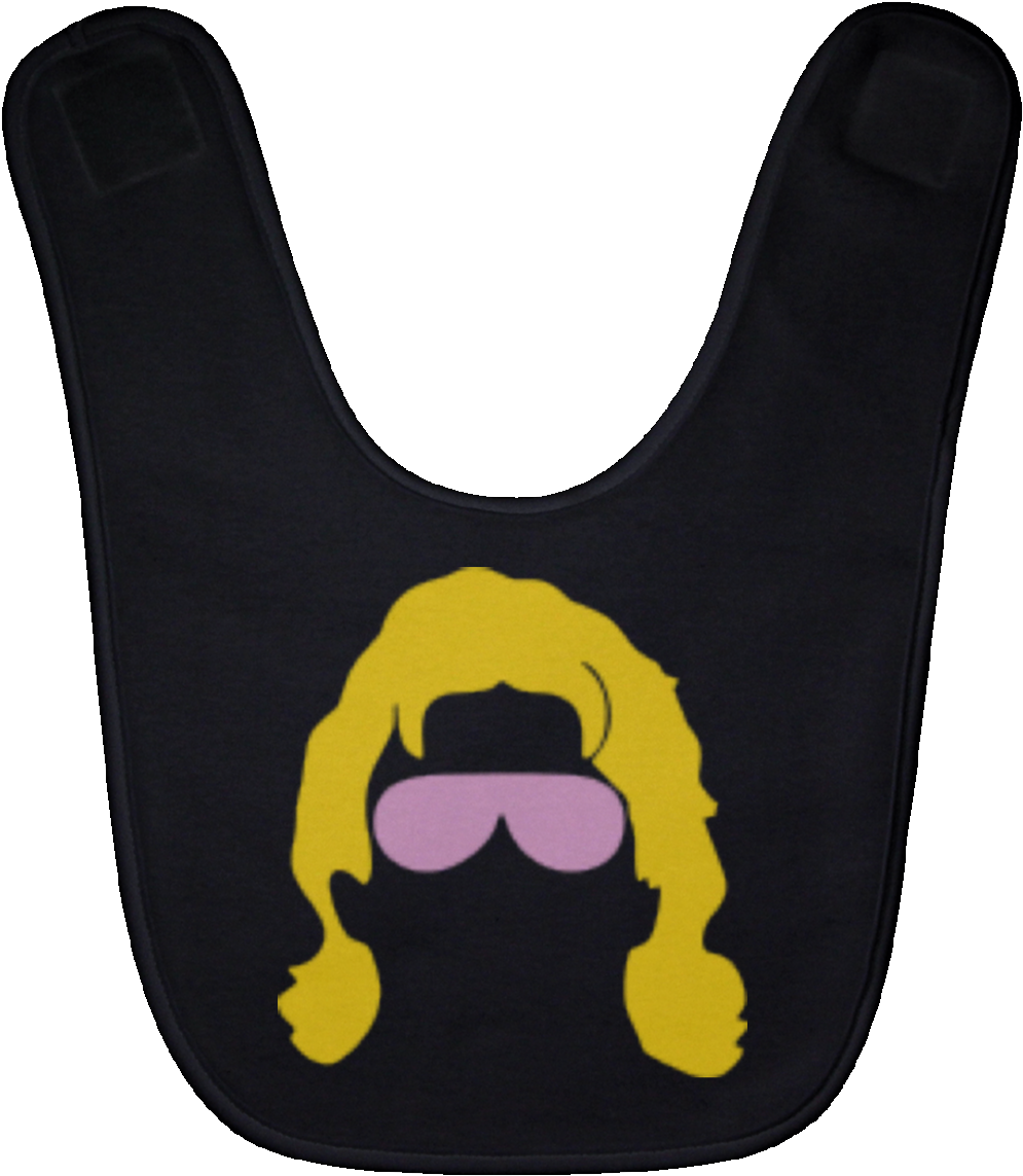 Ric Flair Silhouette Baby Bib Clipart (1155x1155), Png Download
