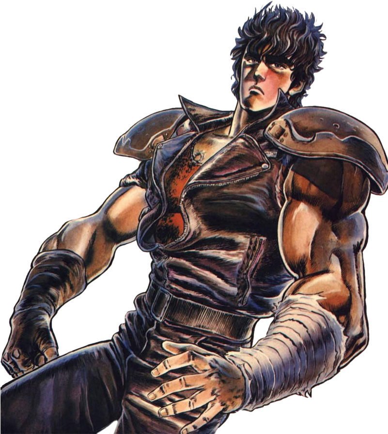 Kenshiro - Hokuto No Ken Render Clipart (800x900), Png Download