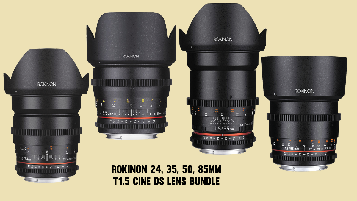 Rokinon 24, 35, 50, 85mm T1 - Canon Ef 75-300mm F/4-5.6 Iii Clipart (1200x675), Png Download