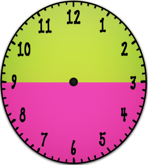 Analog Clock Without Hands Clipart Source - Clock Without Hand Clipart