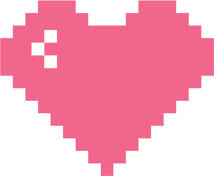 Sponsorships - Pixel Heart Clipart (812x669), Png Download