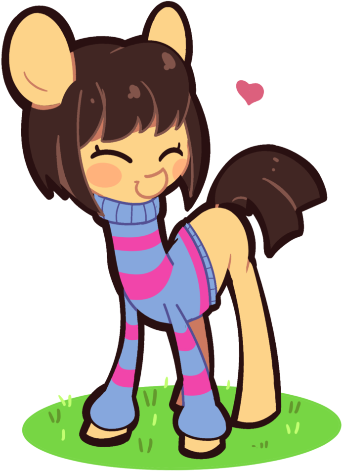 Comments - Undertale Pony Frisk Clipart (1024x1024), Png Download
